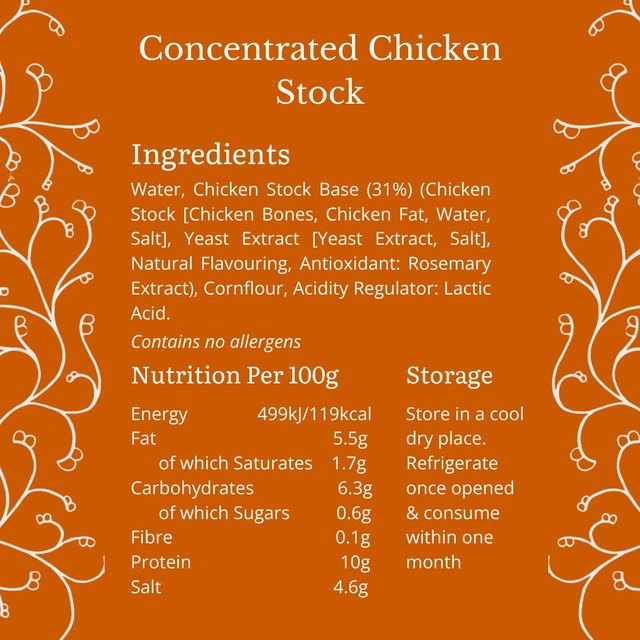 Bay's Kitchen Concentrated Chicken Stock   200g GOODS M&S   