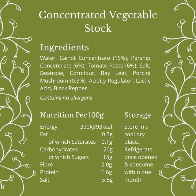 Bay's Kitchen Concentrated Vegetable Stock   200g GOODS M&S   