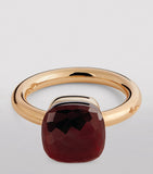 Pomellato Nudo Classic Ring garnet mixed gold - British product