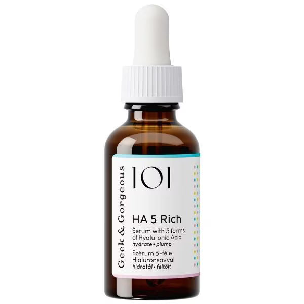 Geek & Gorgeous hyaluronic acid serum 30ml, imported from the UK