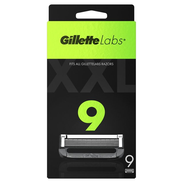 Gillette Labs Razor Blades Refill   9 per pack