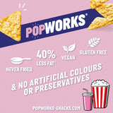 PopWorks Sweet & Salty Popped Crisps Sharing Bag   85g GOODS M&S   