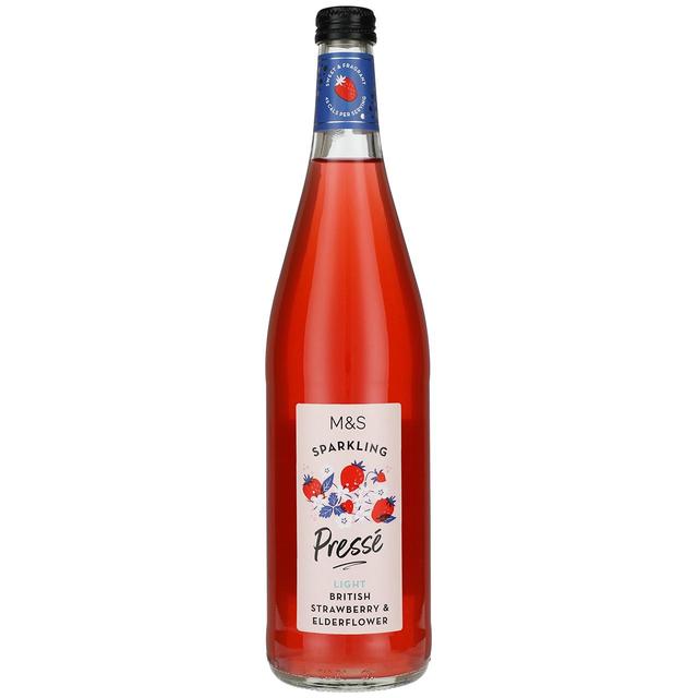 M&S Sparkling Strawberry & Elderflower Presse   750ml GOODS M&S   