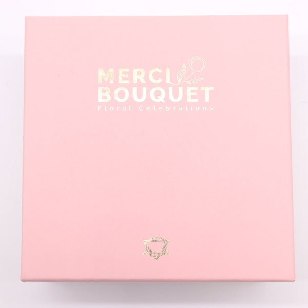 Merci Boutique Pink Paradise Square soap bouquet, UK version