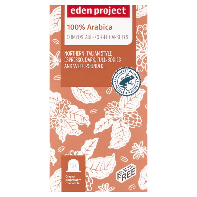 Eden Project Home Compostable Nespresso Capsules - 100% Arabica   10 per pack GOODS M&S   