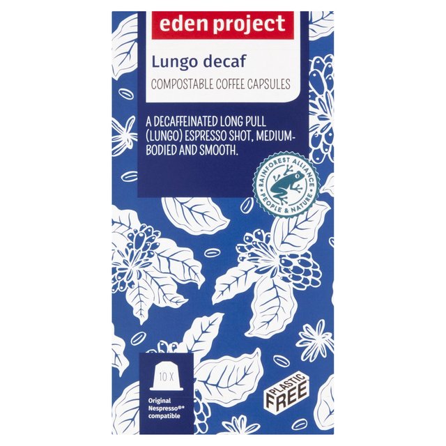 Eden Project Home Compostable Nespresso Capsules - Lungo Decaf   10 per pack GOODS M&S   