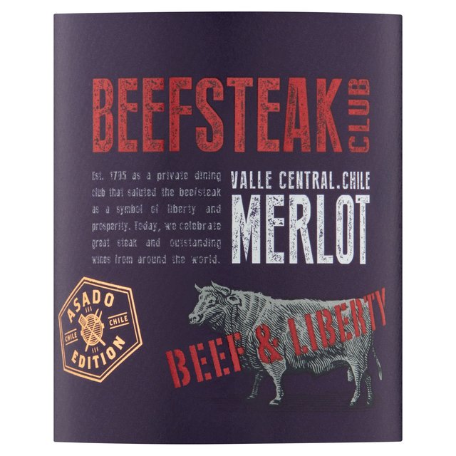 Beefsteak Club Merlot   75cl