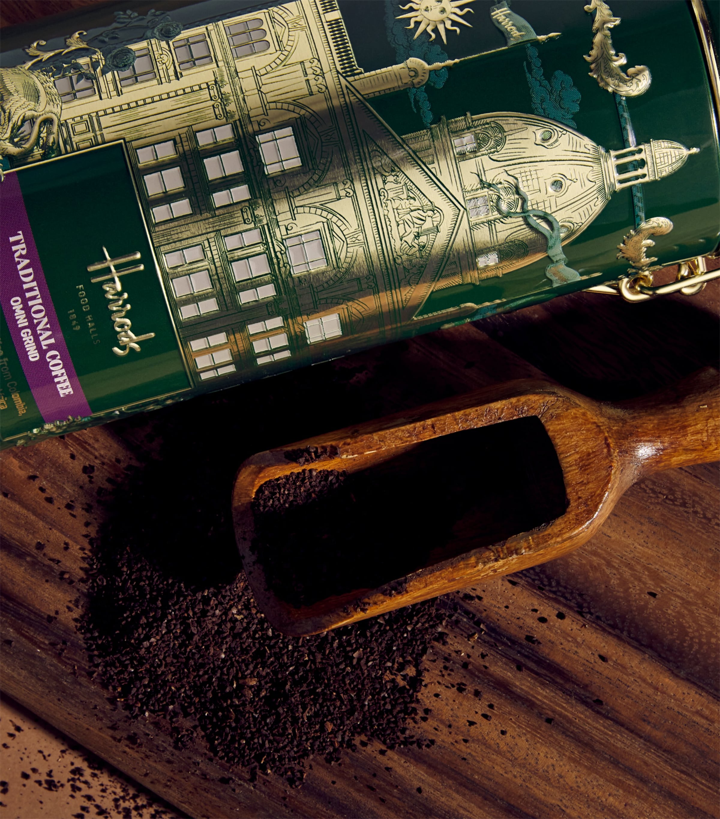Harrods traditional blend omni grind coffee 250g, UK version