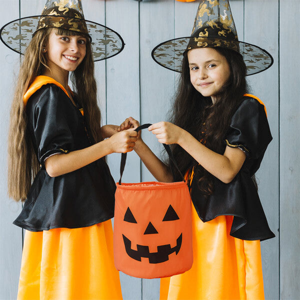 Livingandhome Halloween pumpkin candy bag, UK version