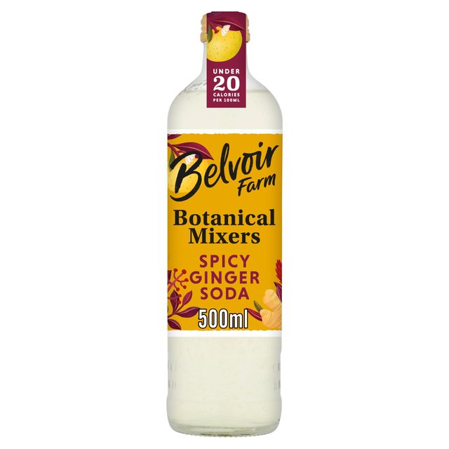 Belvoir Farm Botanical Sodas Spicy Ginger Fizz   500ml GOODS M&S   