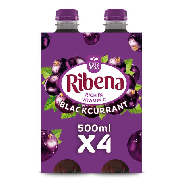 Ribena Blackcurrant Juice Drink Multipack   4 x 500ml