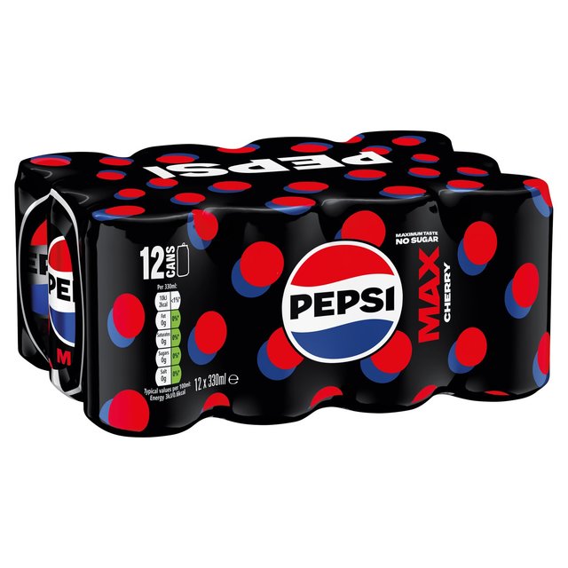 Pepsi Max Cherry   12 x 330ml GOODS M&S   