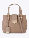 Carvela Cream Maria Mini Weave Tote Bag