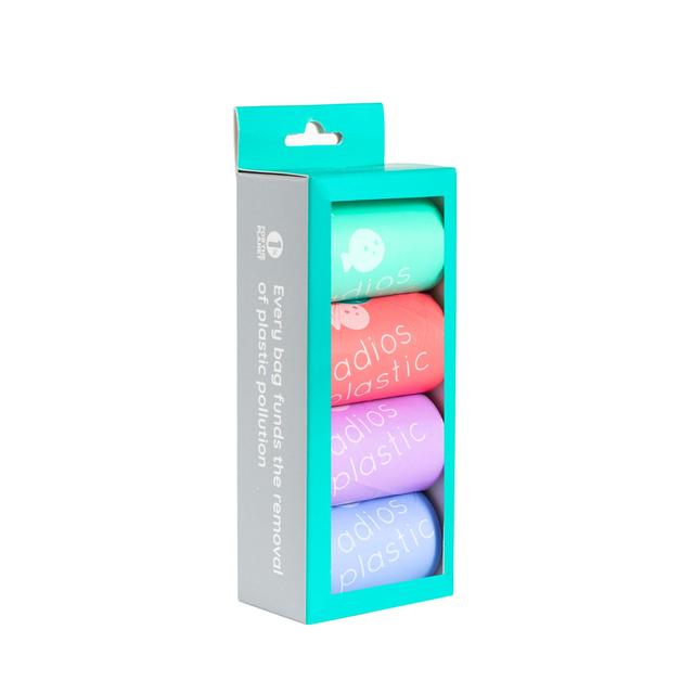 Adios Compostable Dog Poo Bags - Rainbow    60 per pack GOODS M&S   