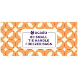 Ocado Small Tie Handle Freezer Bags   80 per pack GOODS M&S   