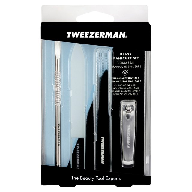 Tweezerman Glass Manicure Set