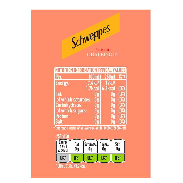 Schweppes Slimline Grapefruit Tonic Water   1L GOODS M&S   