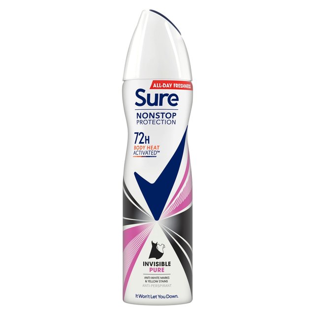 Sure Women 72 órás Nonstop Protection Invisible Pure izzadásgátló dezodor 150 ml GOODS M&S