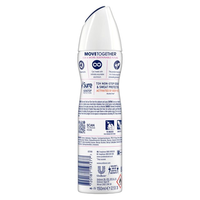 Sure Women 72 órás Nonstop Protection Invisible Pure izzadásgátló dezodor 150 ml GOODS M&S