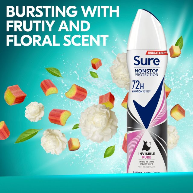 Sure Women 72 órás Nonstop Protection Invisible Pure izzadásgátló dezodor 150 ml GOODS M&S
