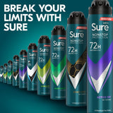 Sure Men 72hr Nonstop Protection Active Dry Antiperspirant Deodorant   250ml GOODS M&S   