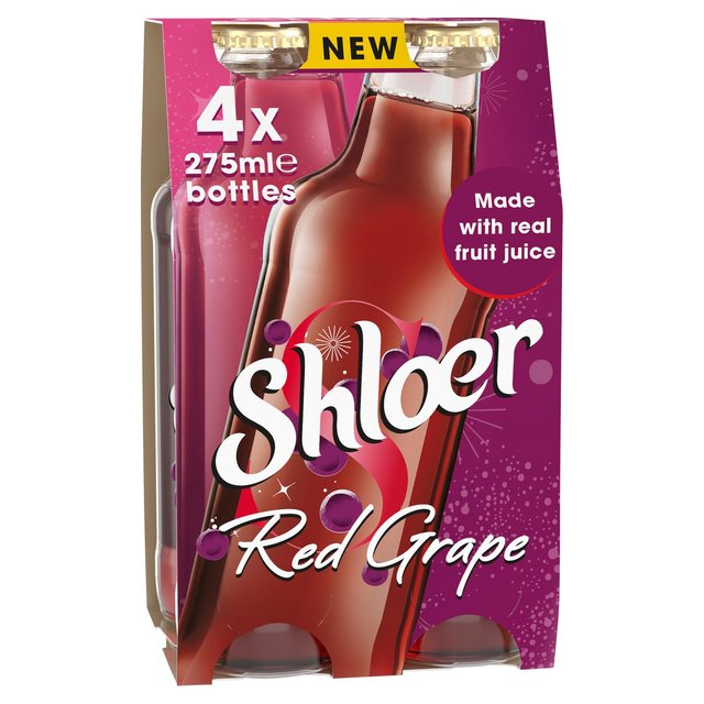 Shloer Red Grape   4 x 275ml GOODS M&S   