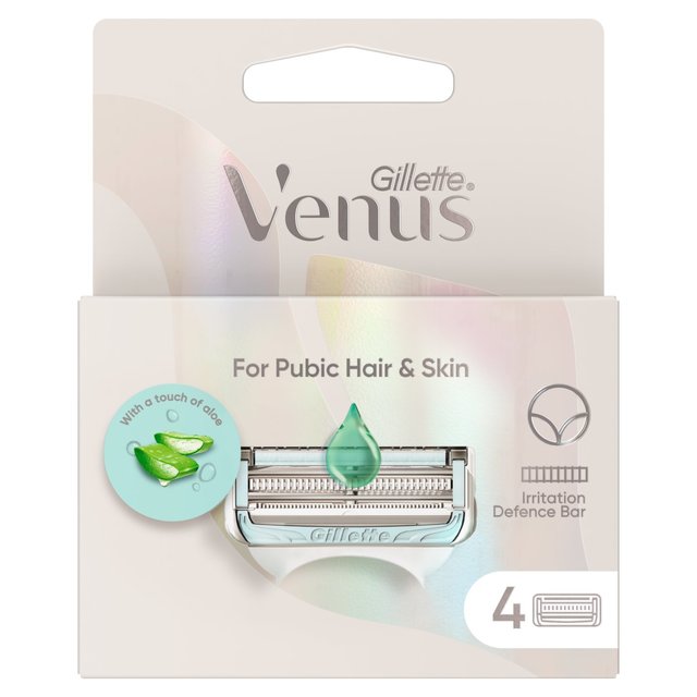 Venus Blades For Pubic Hair And Skin   4 per pack GOODS M&S   