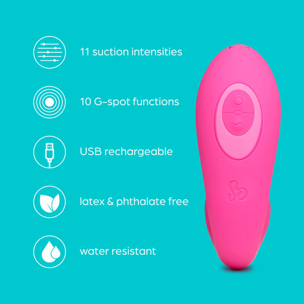 So Divine Pearl Vibe G-spot Suction Stimulator Pink GOODS Superdrug   