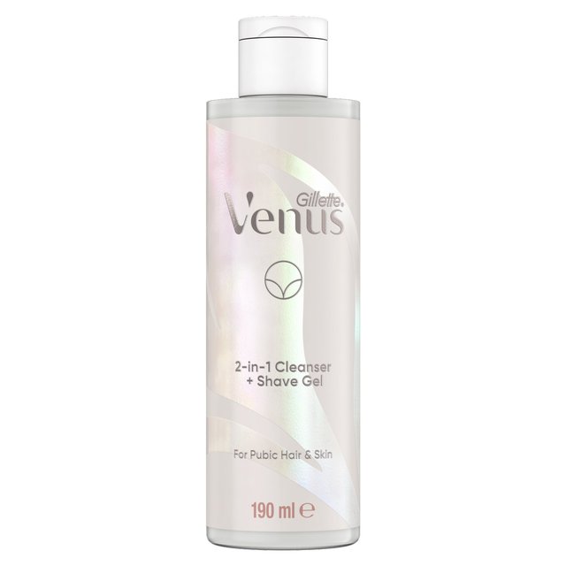 Venus 2 in 1 Cleanser & Shave Gel for Pubic Hair And Skin   190ml GOODS M&S   