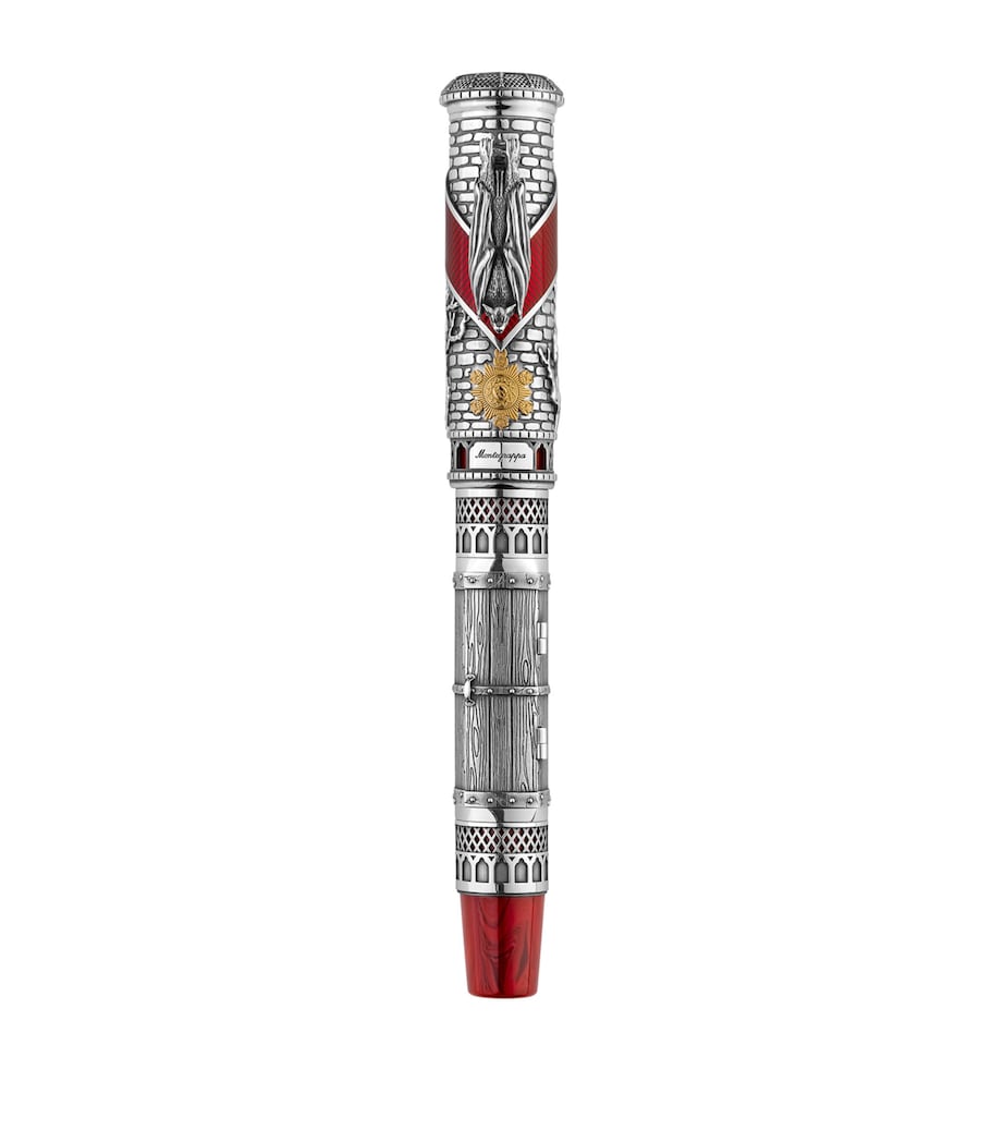 Montegrappa Sterling Silver Dracula fountain pen, imported from the UK