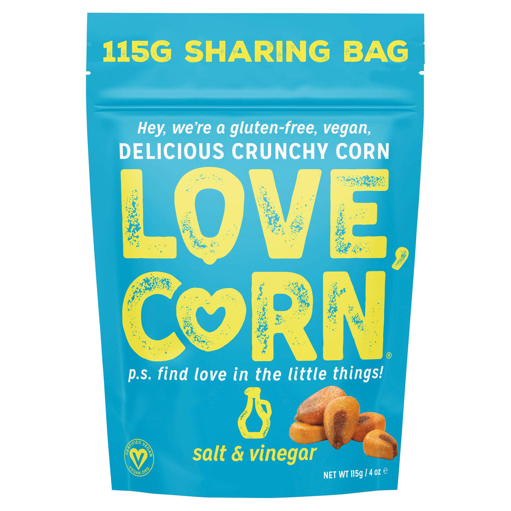 Love Corn Salt & Vinegar Crunchy Corn Snack 115g