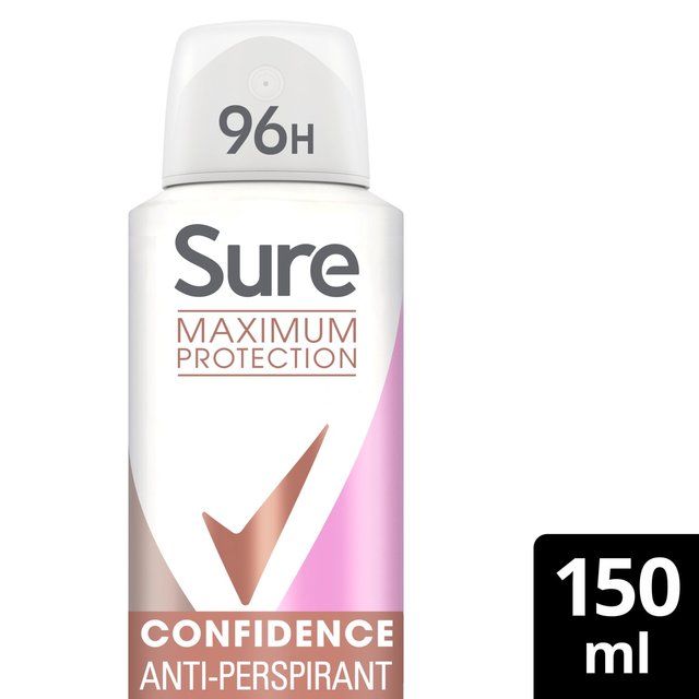 Sure Women 96 שעות הגנה מקסימלית ביטחון אנטי זיעה 150 מ"ל GOODS M&S