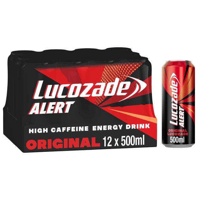 Lucozade Alert Original Energy Drink Multipack   12 x 500ml