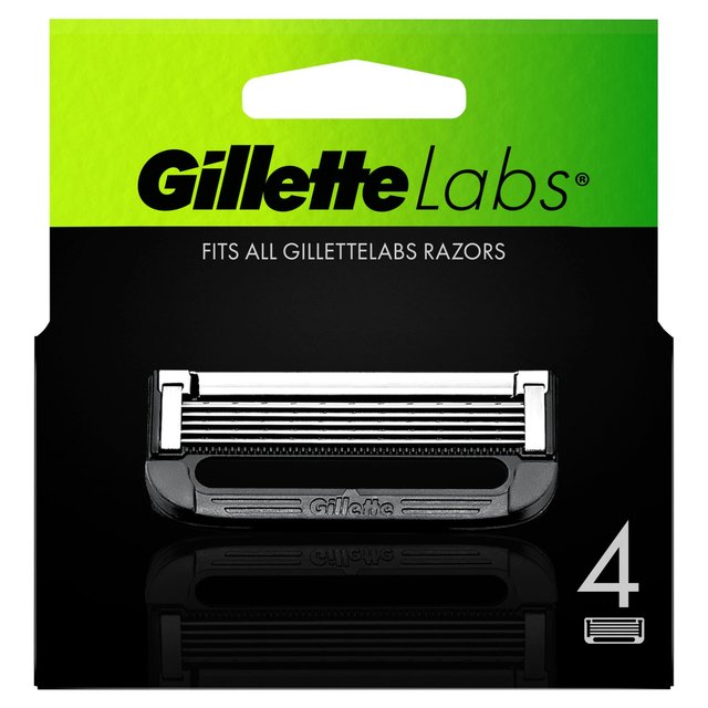 Gillette Labs Razor Blades Refill Pack   4 per pack GOODS M&S   