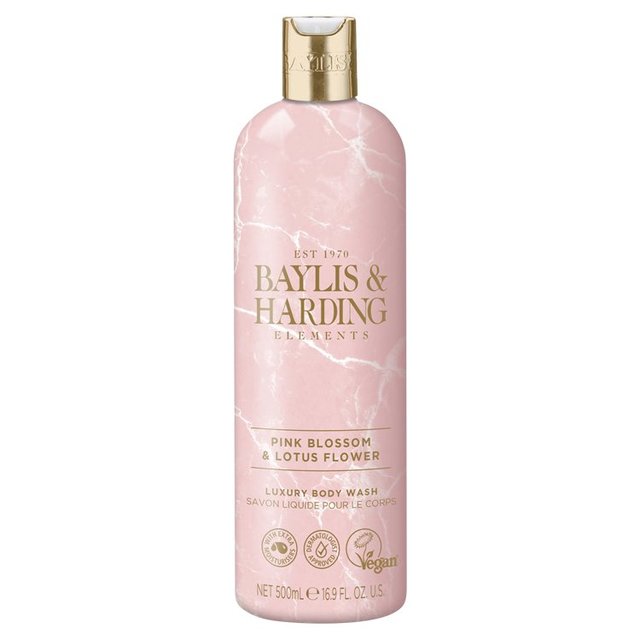 Baylis & Harding Elements Body Wash - Pink Blossom & Lotus Flower   500ml GOODS M&S   