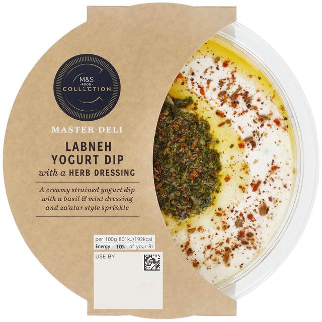 M&S Labneh Yoghurt Dip With a Herb Dressing   170g