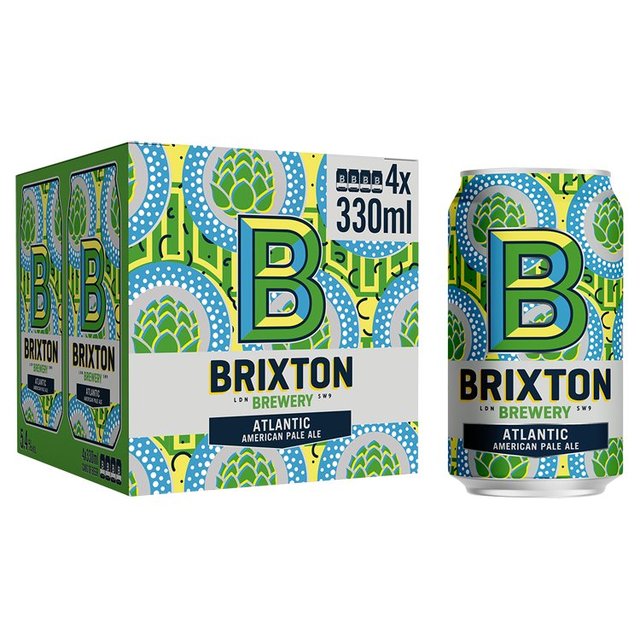 Brixton Brewery Atlantic American Pale Ale   4 x 330ml GOODS M&S   