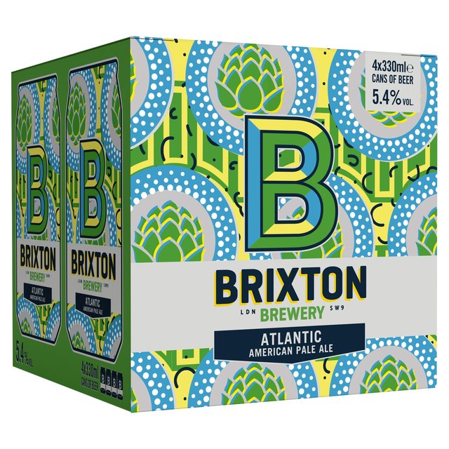 Brixton Brewery Atlantic American Pale Ale   4 x 330ml GOODS M&S   