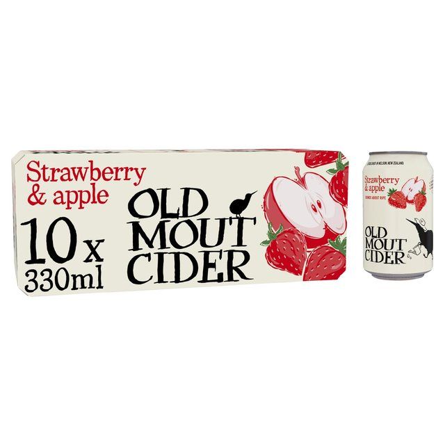 Old Mout Cider Strawberry & Apple   10 x 330ml GOODS M&S   