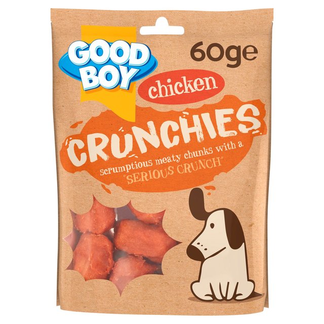 Good Boy Crunchies Chicken Reward Dog Treats   60g GOODS M&S   