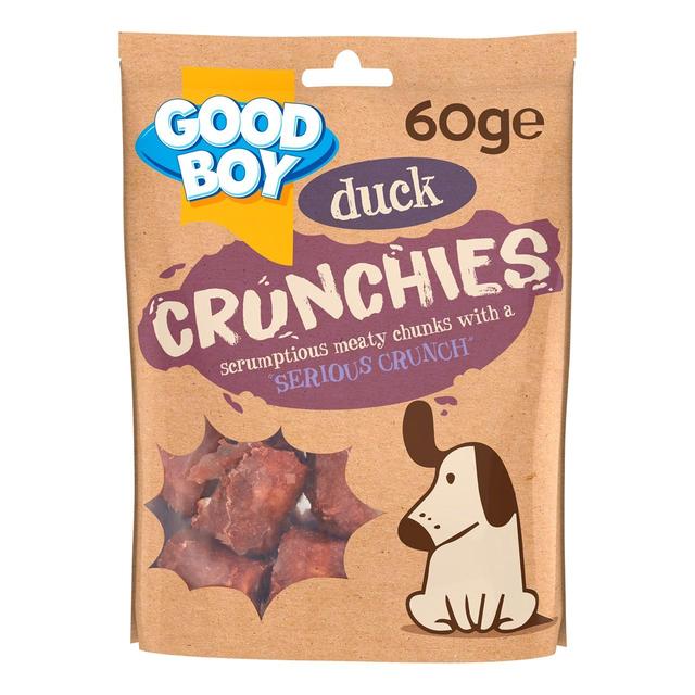 Good Boy Crunchies Duck Reward Dog Treats   60g GOODS M&S   