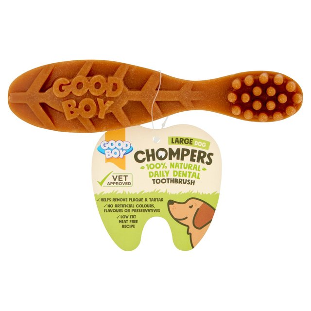 Good Boy Chompers Large Daily Dental Toothbrush Chew Dog Treat GOODS M&S   