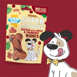 Good Boy Superlicious Chicken Apple & Cranberry Bone Dog Treats   100g GOODS M&S   