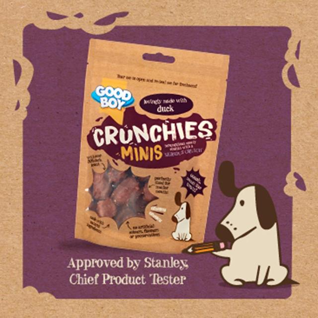 Good Boy Crunchies Duck Mini Reward Dog Treats   60g GOODS M&S   