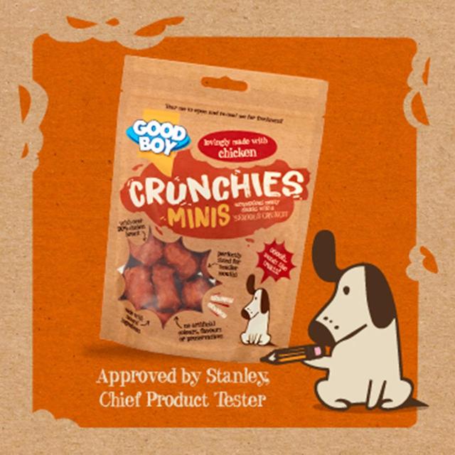 Good Boy Crunchies Chicken Mini Reward Dog Treats   60g GOODS M&S   