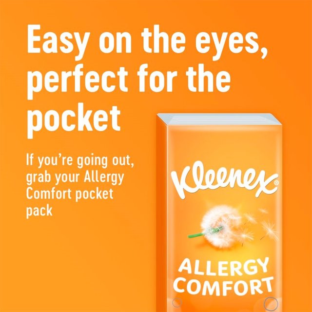 Kleenex Allergy Comfort Pocket Pack Tissues   6 x 9 per pack GOODS M&S   