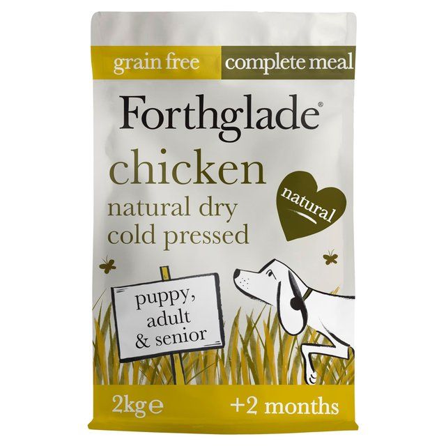 Forthglade Natural Grain Free Chicken Cold Pressed Dry Dog Food   2kg GOODS M&S   