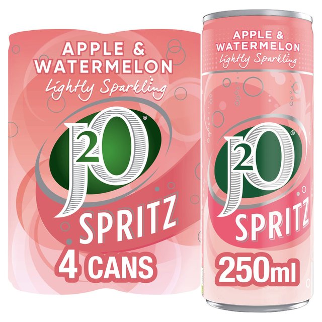 J2O Spritz Apple &amp; Watermelon   4 x 250ml