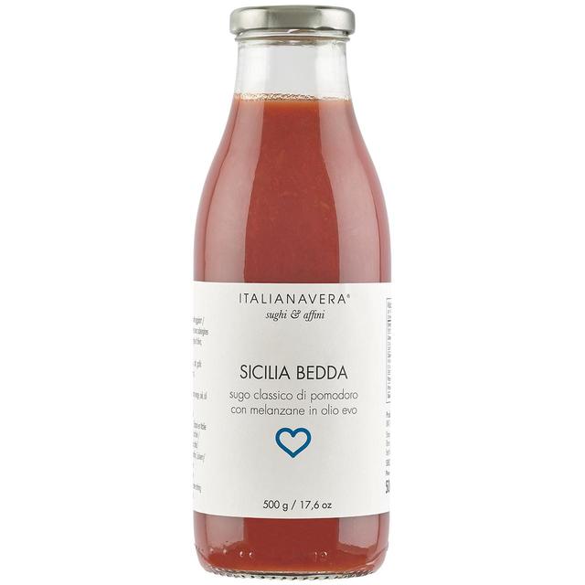 JGF Italianavera Sicilia Bedda Aubergine Pasta Sauce   500g GOODS M&S   