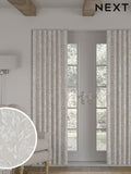 Natural country floral made to measure curtains (British brand)